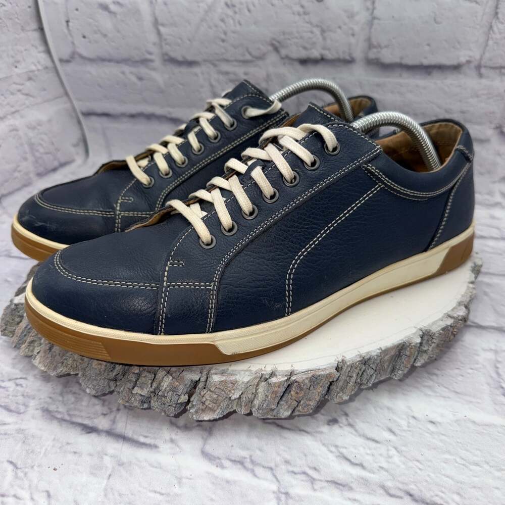 Cole Haan Quincy Sport Mens Size 11 Blue Leather Lace Up Oxford Sneaker Shoes